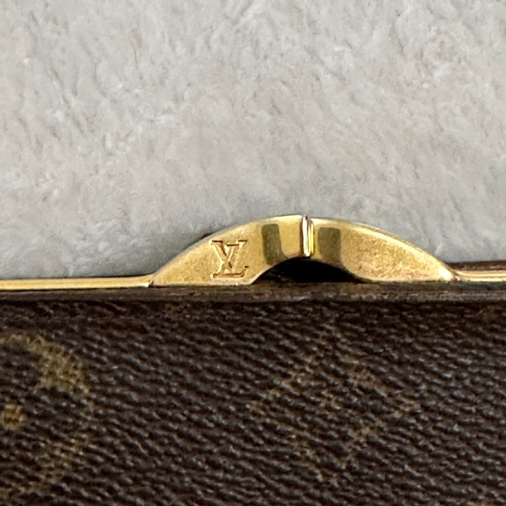 LOUIS VUITTON MONOGRAM PORTE MONNAIE BILLETS VIENNOIS BIFOLD KISSLOCK WALLET - Picture 4 of 13